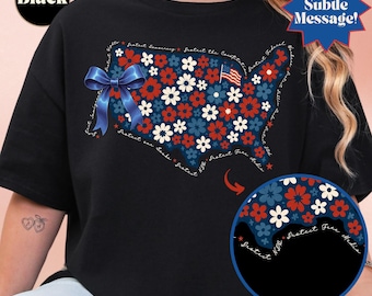 Freiheitliches Fourth of Jul-T-Shirt, USA schützen Democracy-Hemd, freiheitliches granitisches Hemd