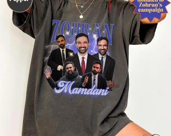 Zohran Mamdani Rap Bootleg Y2K Tee - Liberal Newyorker Mayor Campaign Shirt