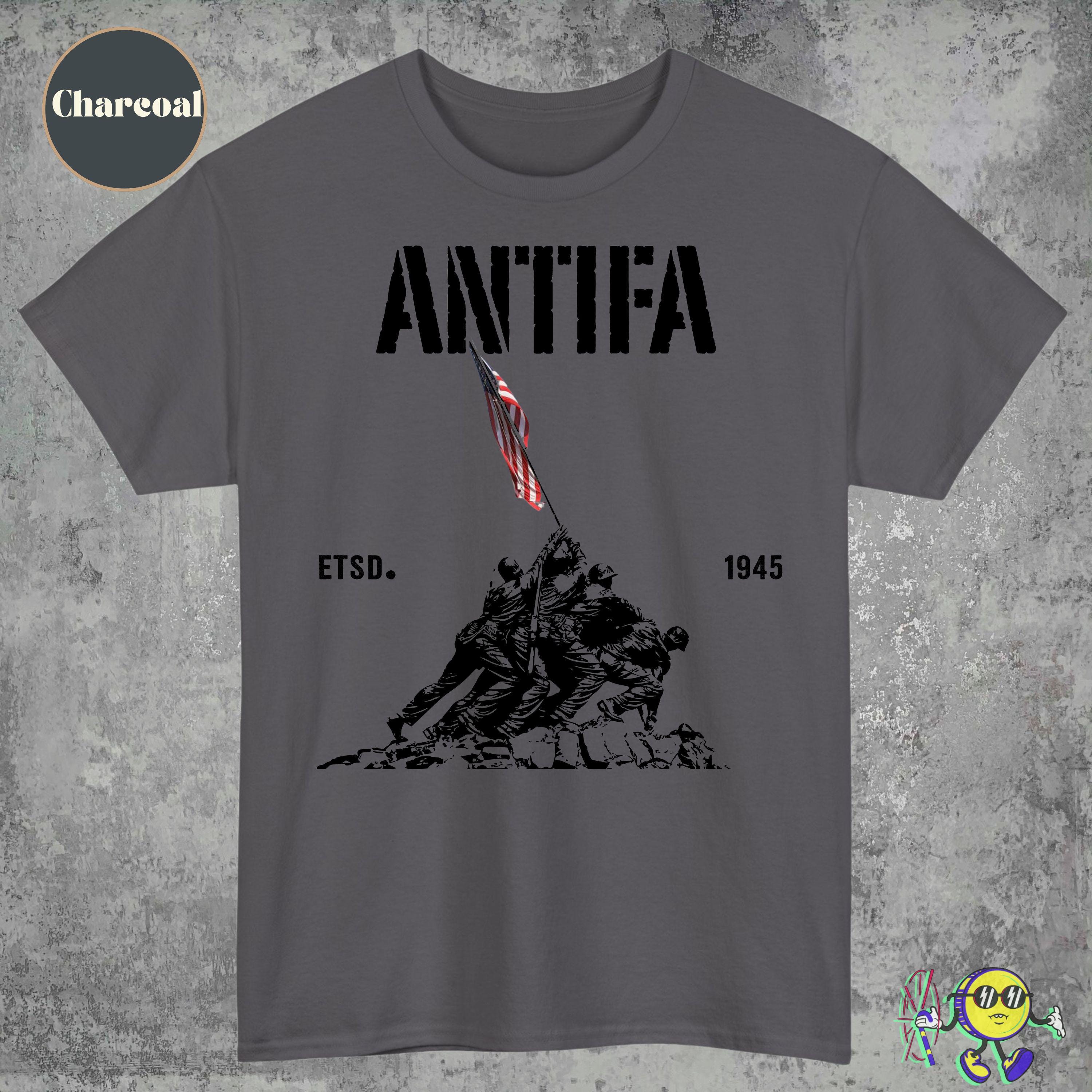 T-shirt Anti-fascisme Alliés WW2 - Coton, Manches Courtes, Neuf Avec étiquettes