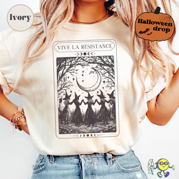 Vive La Resistance Tarot Card Shirt, Feminist Witch Tee