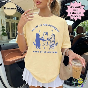 All of us are Different Cat Funny Neurodiversity shirt, Autism Awareness, Disability Rights, Autism Ally Family Support Inclusion image 13