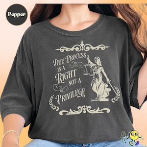 Camiseta "El debido proceso es un derecho", "Justicia social contra ICE", "Antifascismo y antideportaciones", Kilmar Abrego García, "Protesta contra ICE".