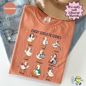 Camiseta Silly Goose con mensaje sutil sobre neurodiversidad, concienciación descarada sobre el autismo, derechos de las personas con discapacidad, camiseta de apoyo e inclusión para familias y aliados del autismo. imagen 5