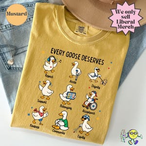 Camiseta Silly Goose con mensaje sutil sobre neurodiversidad, concienciación descarada sobre el autismo, derechos de las personas con discapacidad, camiseta de apoyo e inclusión para familias y aliados del autismo. imagen 8