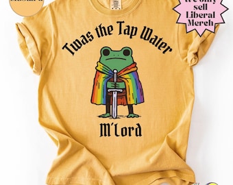 Twas das Leitungswasser Lustiger Frosch LGBTQ Pride Shirt, Queer Rechte, Pride Month, Trans Rights Pride Month Protest Anti Trump Tee