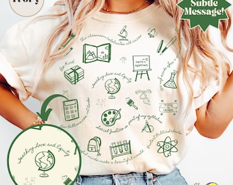 Inclusive Teacher Shirt: Equity & Education Comfort Colors Tee
