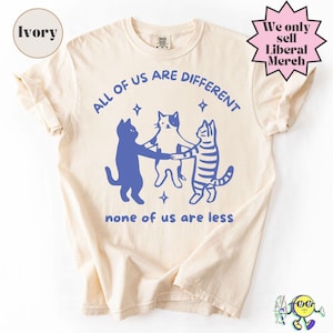 All of us are Different Cat Funny Neurodiversity shirt, Autism Awareness, Disability Rights, Autism Ally Family Support Inclusion image 9