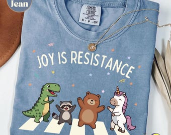 Joy is Resistance: Portland Frog Inflatable Costume Protestors Anti Fascism, Liberal Peaceful Protest shirt