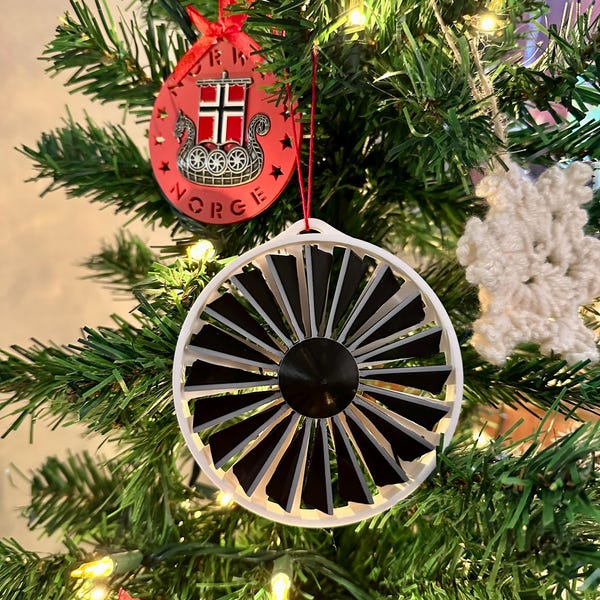 Airplane Engine Ornament