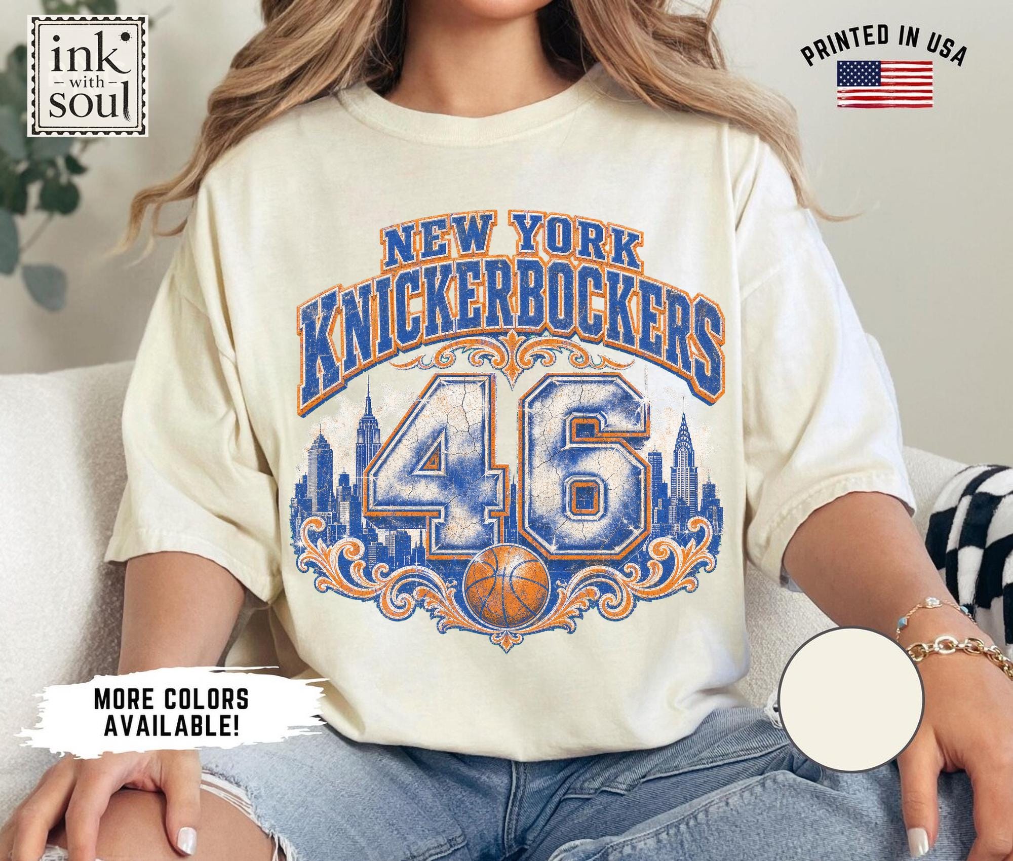 New York Knicks Vintage Shirt - Etsy