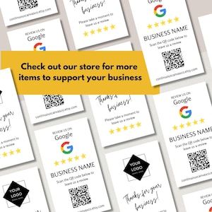 Editable Google Review Card Template Printable Customer Feedback ...