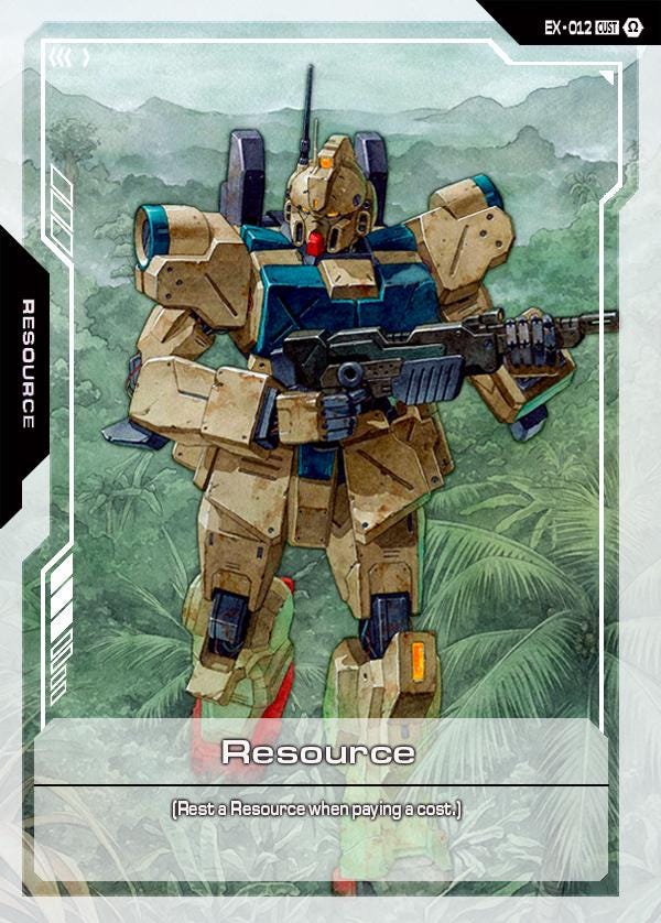 Gundam TCG Custom Resource Card! (various Models) - Etsy