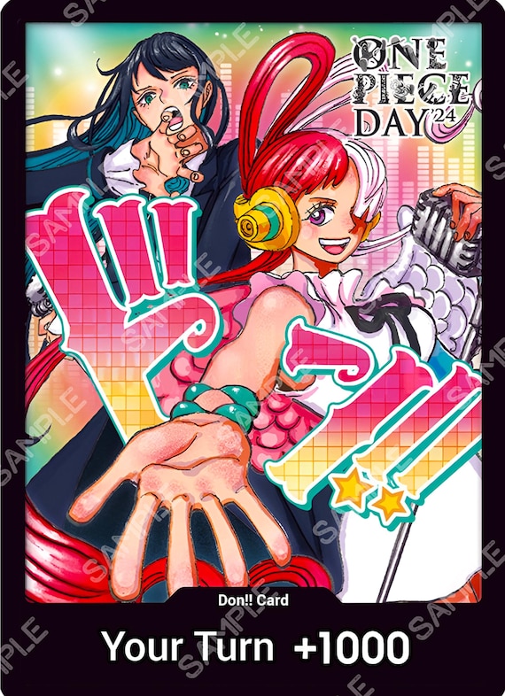 ONE PIECE DAY ライブ特典 ドンカード　 ウタ　Ado One Piece TCG Custom Don!! Uta/ado - Etsy