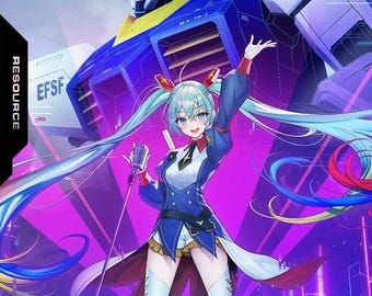 Gundam TCG custom  Resource! Card Hatsune Miku
