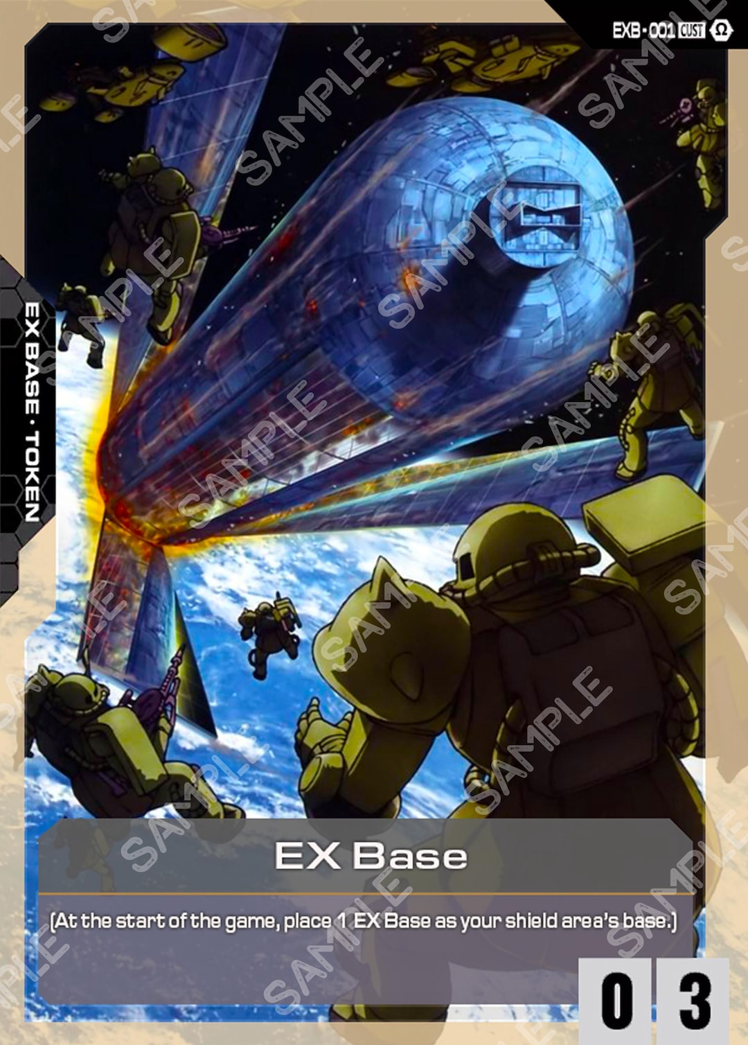 Gundam TCG Custom EX BASE! Card (various Models) - Etsy