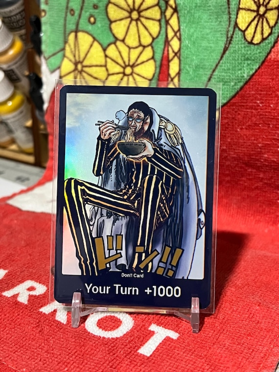 One Piece TCG Custom Don!! Card Borsalino Eating - Etsy