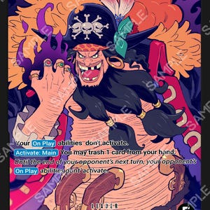 Ein Teil TKG Anführer !! Blackbeard (verschiedene Modelle)