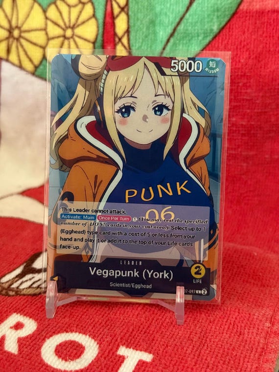 One Piece TCG Custom Leader!! Vegapunk (york) - Etsy