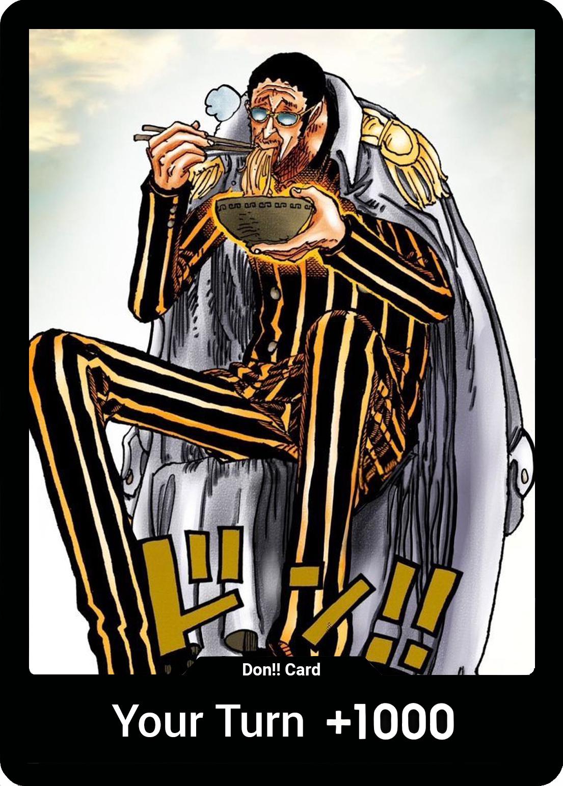 One Piece TCG Custom Don!! Card Borsalino Eating - Etsy