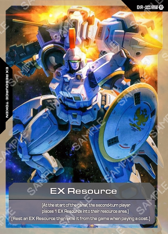 Gundam TCG Custom EX Resource! Card Wave 1 (various Models) - Etsy