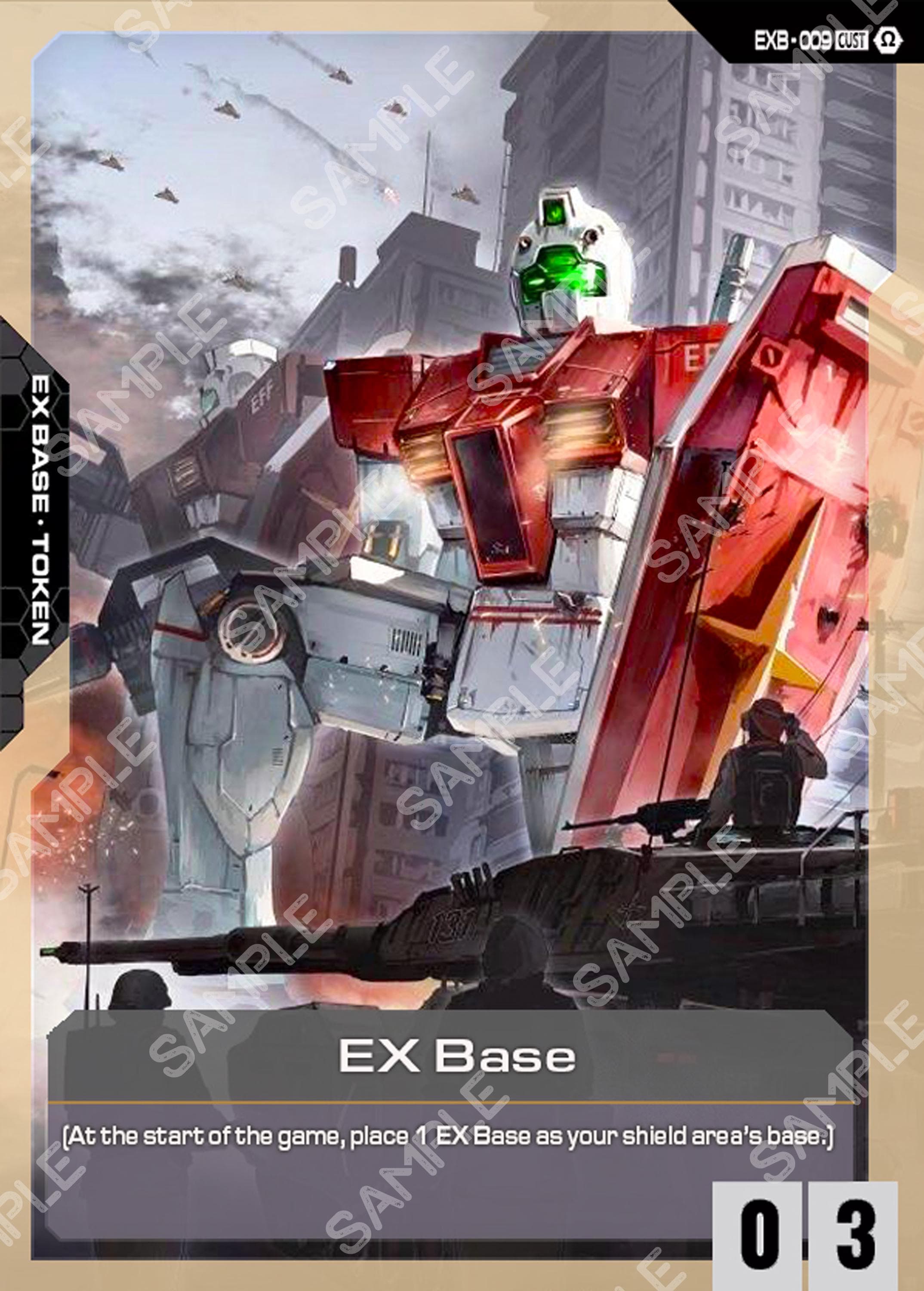 Gundam TCG Custom EX BASE! Card (various Models) - Etsy
