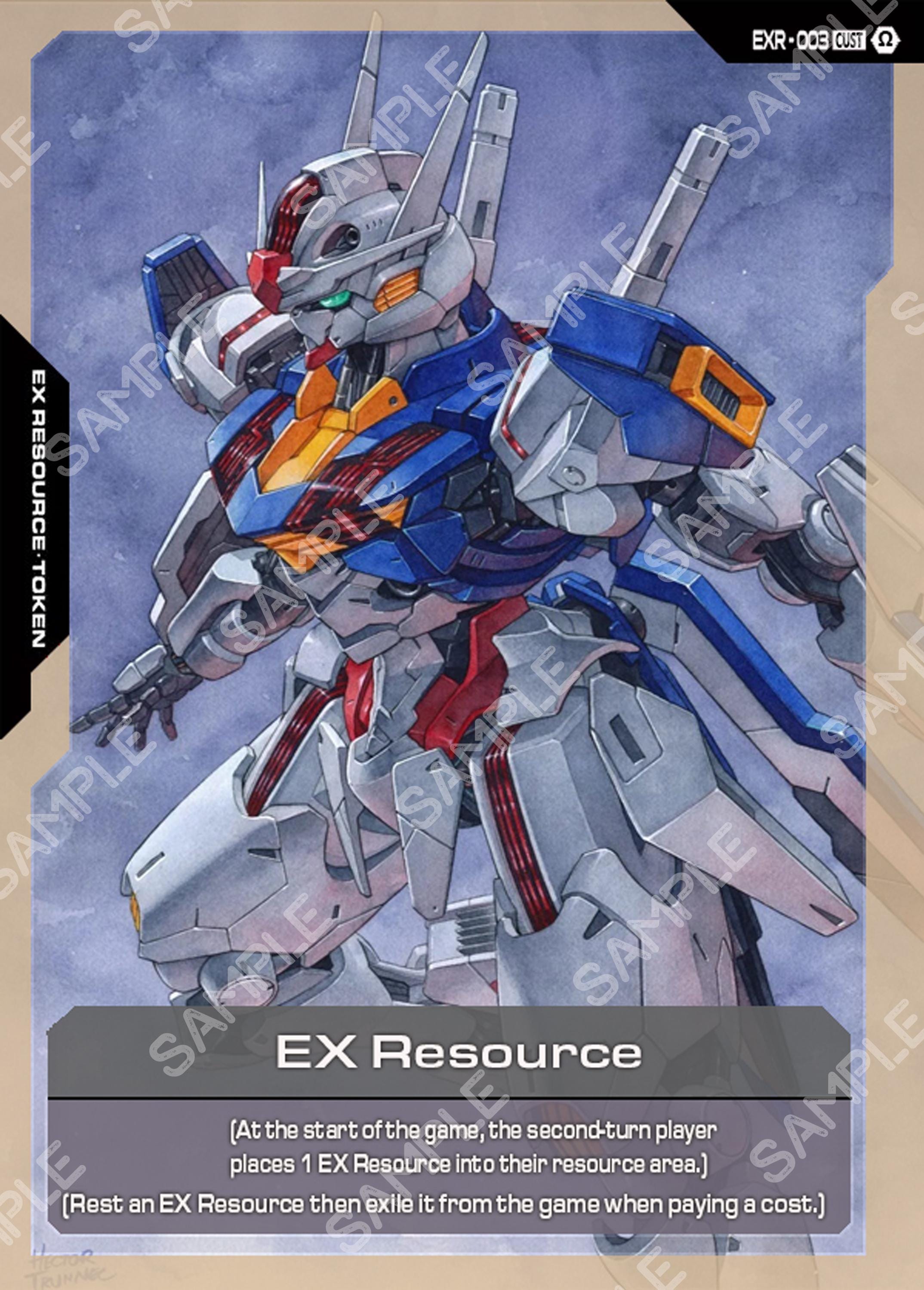 Gundam TCG Custom EX Resource! Card EXR-003 - Etsy