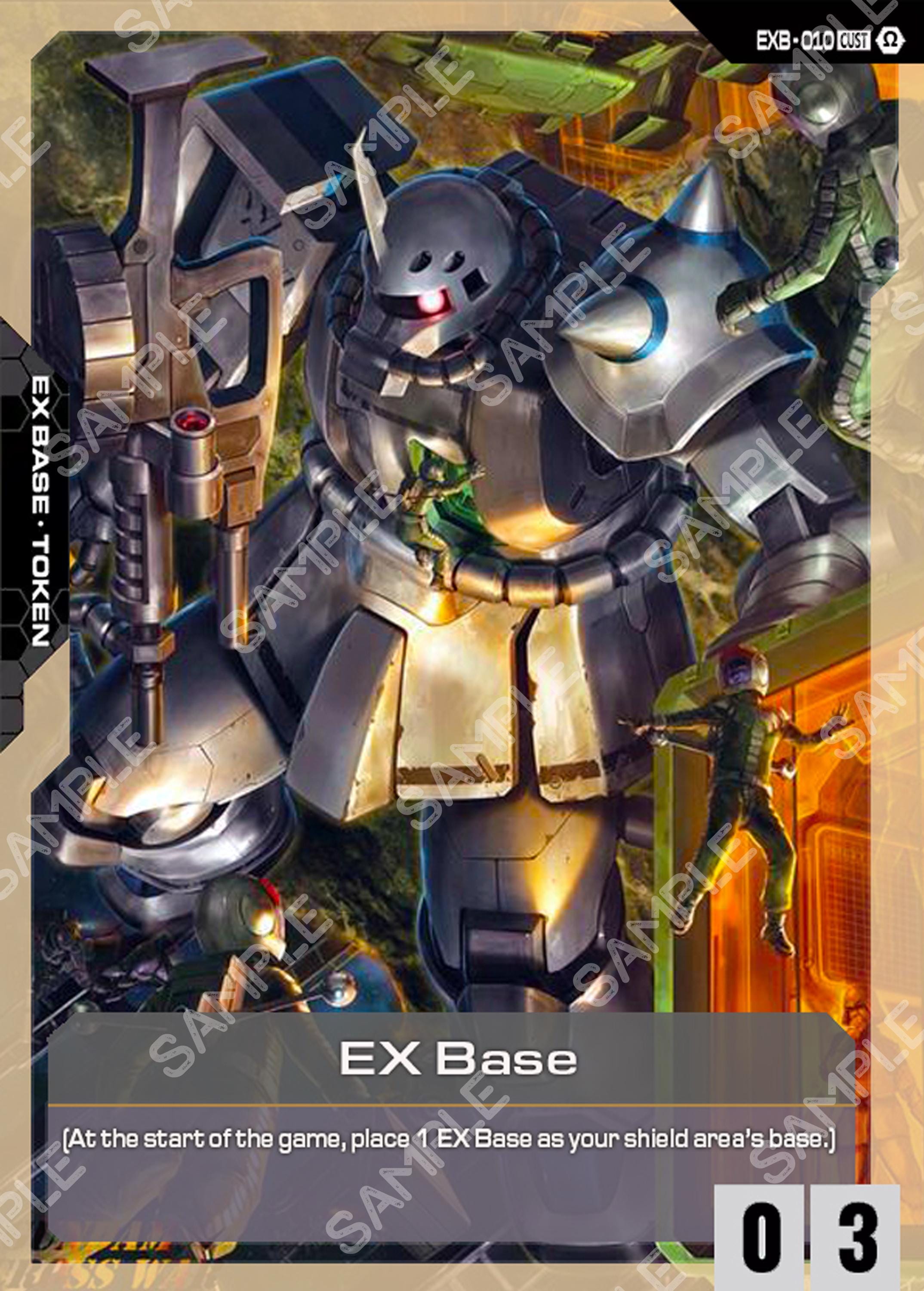 Gundam TCG Custom EX BASE! Card (various Models) - Etsy