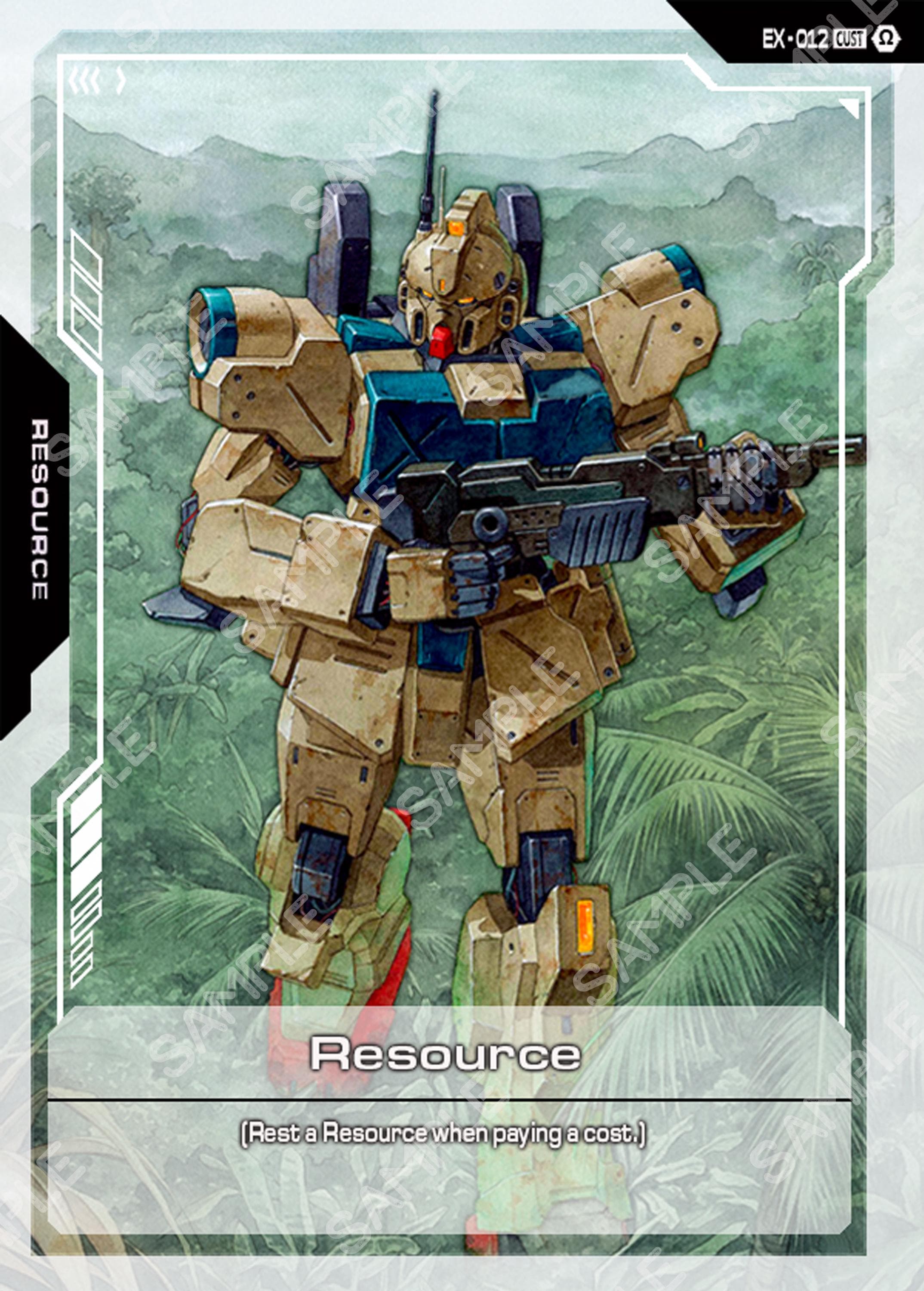 Gundam TCG Custom Resource Card! EX-012 - Etsy
