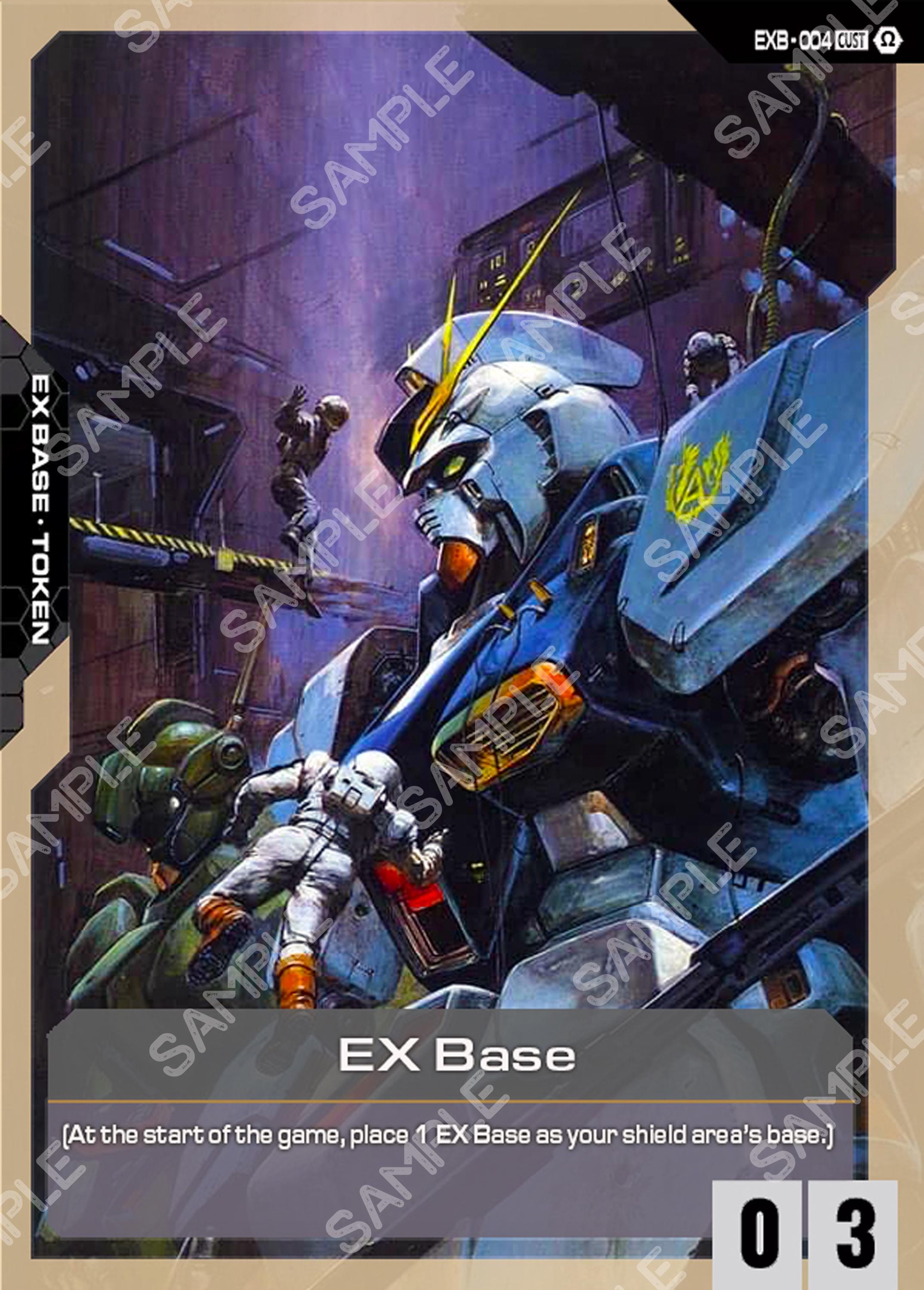 Gundam TCG Custom EX BASE! Card (various Models) - Etsy