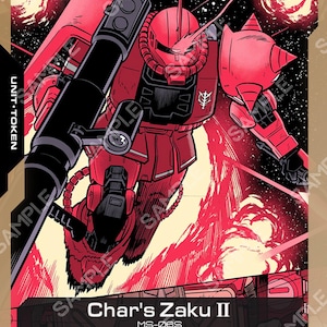 Gundam TCG custom Unit Token Card! (Various Models)