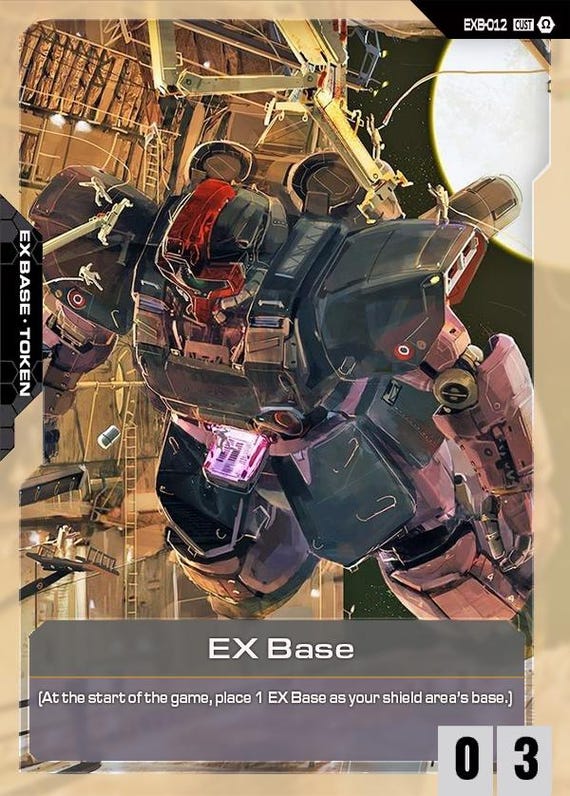 Gundam TCG Custom Cards GD 02! EX Bases Wave 2 (various Models) - Etsy