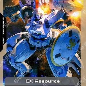 Gundam TCG custom EX Resource! Card EXR-001