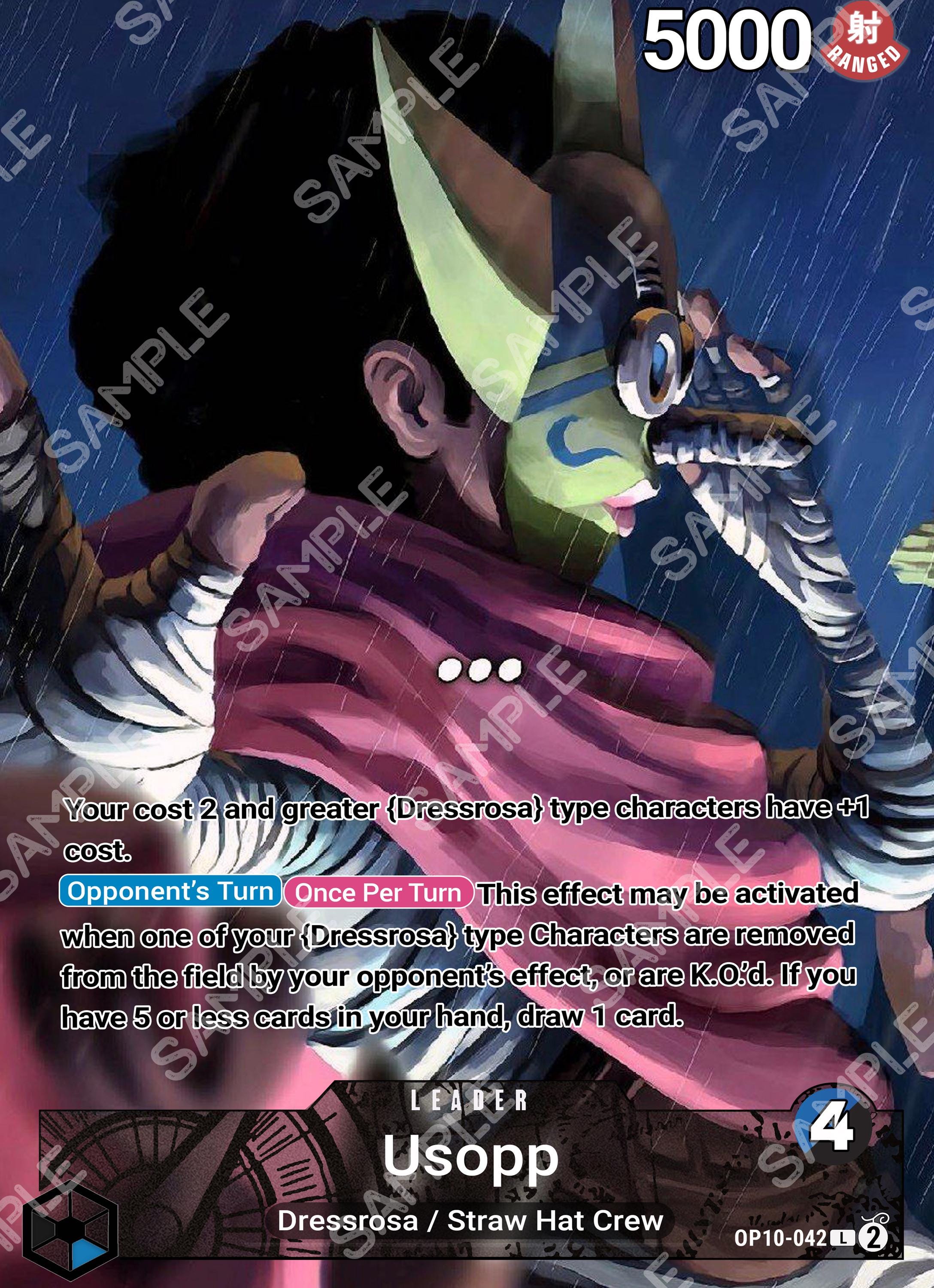 One Piece TCG Custom Leader!! Usopp (various Models) - Etsy