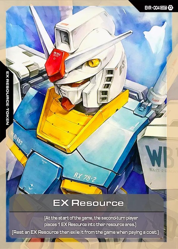 Gundam TCG Custom EX Resource! Card Wave 1 (various Models) - Etsy