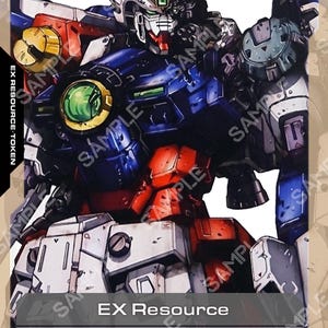 Gundam TCG custom EX Resource! Card EXR-002