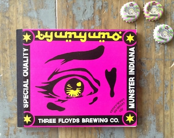 Diario de cerveza artesanal: cuaderno reciclado de seis paquetes de cerveza Three Floyds Yum Yum