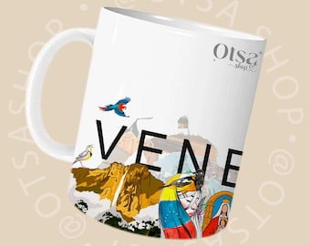 custom mom mug, personalized gift, ceramic coffee cup, cute mug, customised, gift, gift christmas gift, sublimation, venezuela, venezuelan