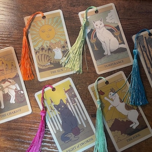 Cat Tarot Card Bookmarks