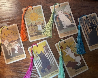 Cat Tarot Card Bookmarks