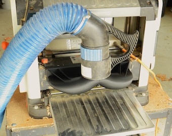 Kanał pyłowy do sztywnej strugarki 13" TP1300 lub TP13000, do kolektora trocin 4"