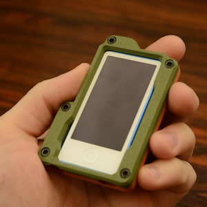 Funda industrial para iPod Nano de 7.ª generación, antideslizante, resistente, para uso diario, minimalista.