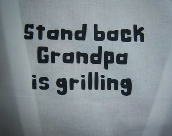 Handmade Specialty Aprons Great Gifts /Grampa Grilling