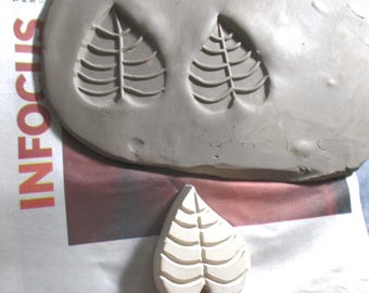 JA - IVY LEAVES Stamp - Clay Stamps