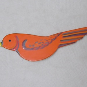 OR - ORANGE BIRDS - Ceramic Mosaic Tiles