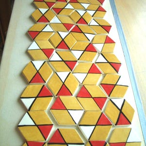HEX - HEXAGONAL Color Block Ceramic Tile SET
