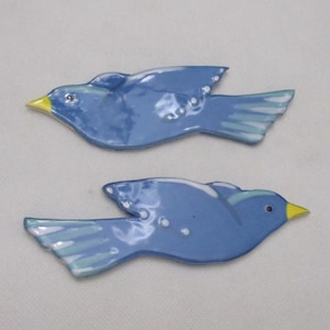 BLB - 2 BLAUE VÖGEL - Keramik Mosaikfliesen