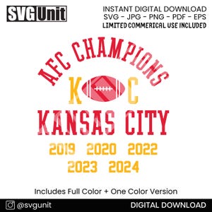 Kansas City Chiefs SVG, Superbowl 2025 Design, Häuptlinge Fan Craft, Fußball SVG, Häuptlinge svg Datei herunterladen, AFC Champs, Jahres