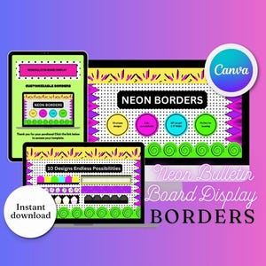 Neon prikborddisplay