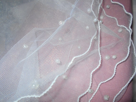Diy Wedding Veil Free Shipping Usa Blusher Bridal Veil White Etsy