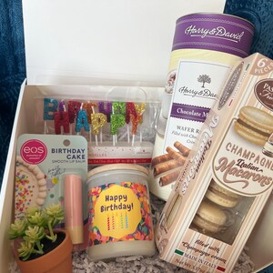 BIRTHDAY gift box, happy birthday, birthday gift, gift box, gift basket, care package, charity gifts, gifts for her, gifts for him